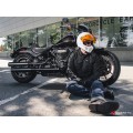 LUIMOTO (Hex-Diamond) Rider Seat Cover for the HARLEY DAVIDSON LOW RIDER S (2016+)